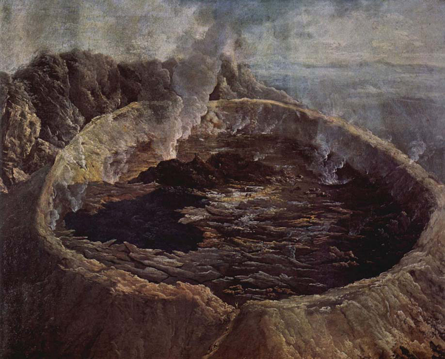 Crater in the Pacific Ocean